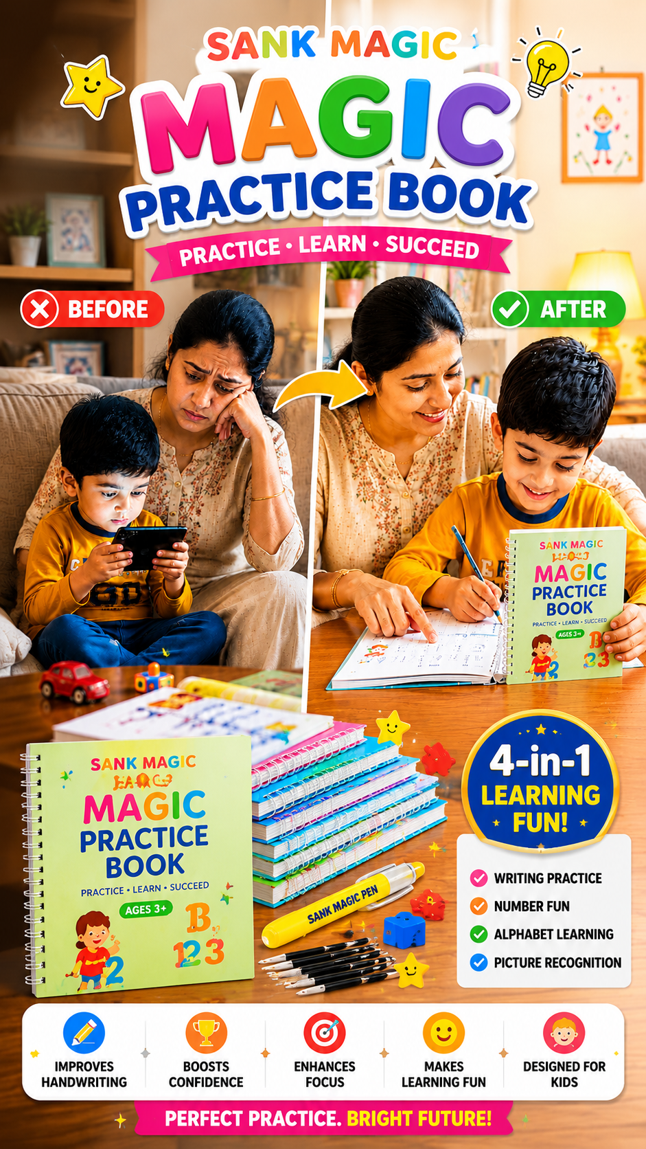 Magic Practice Copy Book
