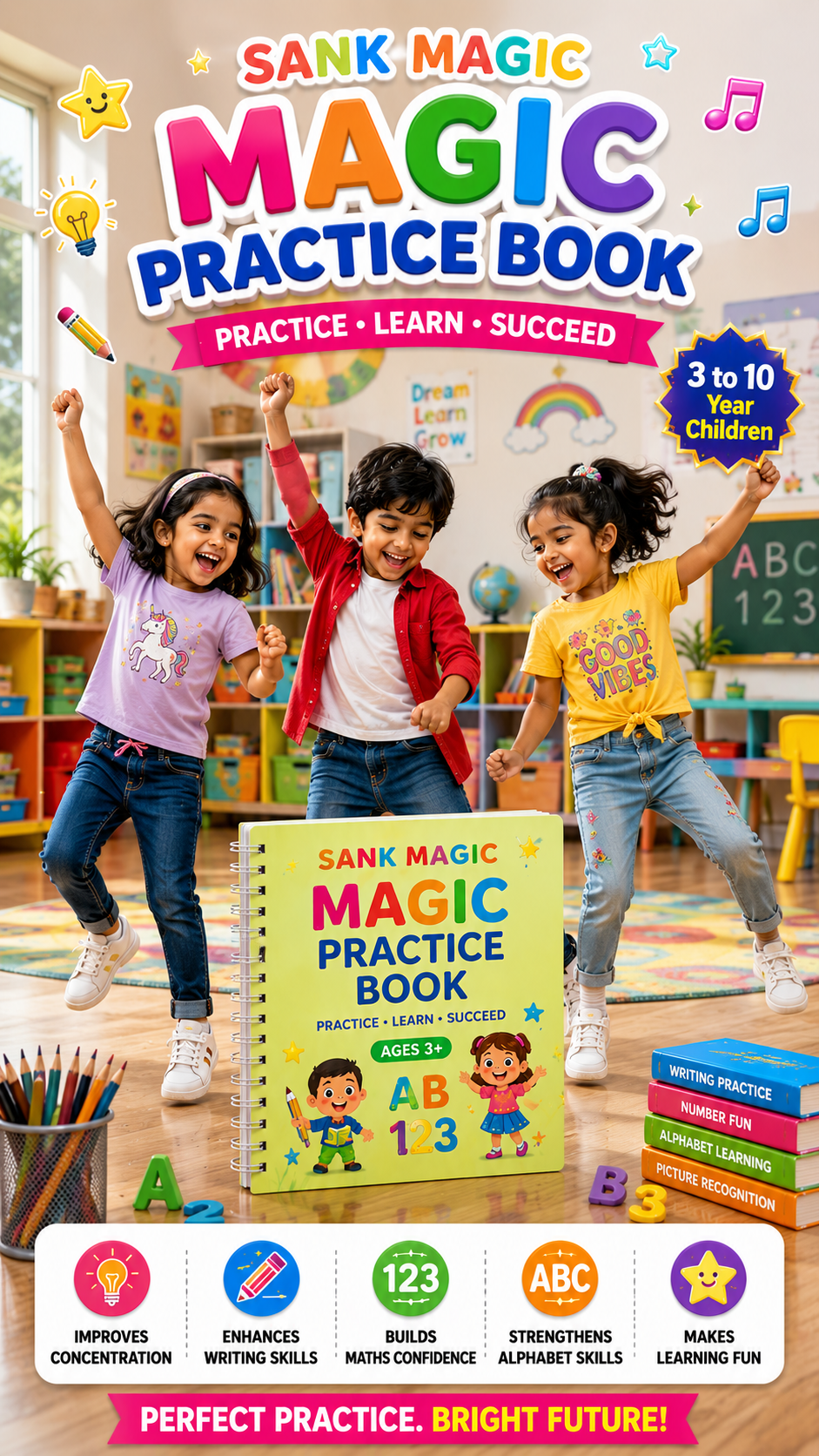 Magic Practice Copy Book