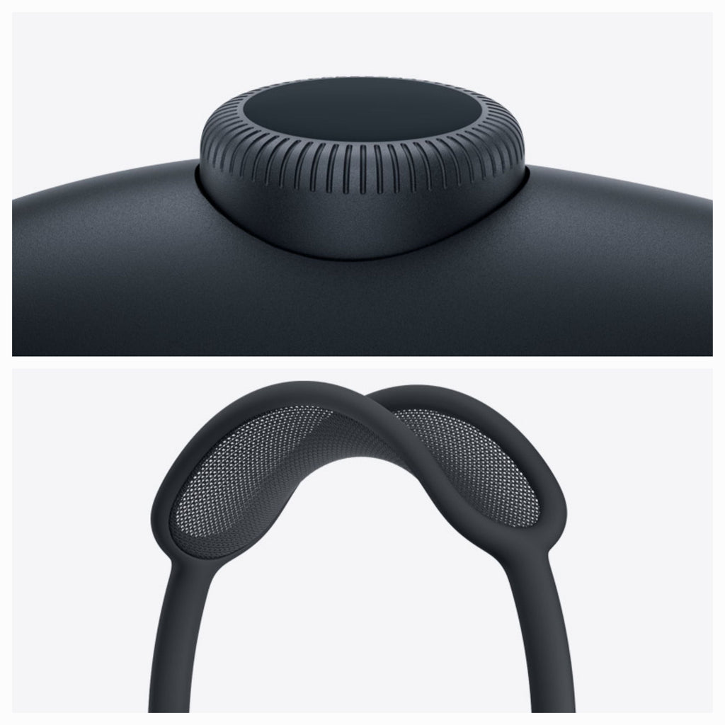 Apple AirPods Max Wireless Over-Ear Headphones, Pro-Level Active Noise Cancellation, Transparency Mode, Personalised Spatial Audio, USB-C Charging, Bluetooth Headphones for  Midnight