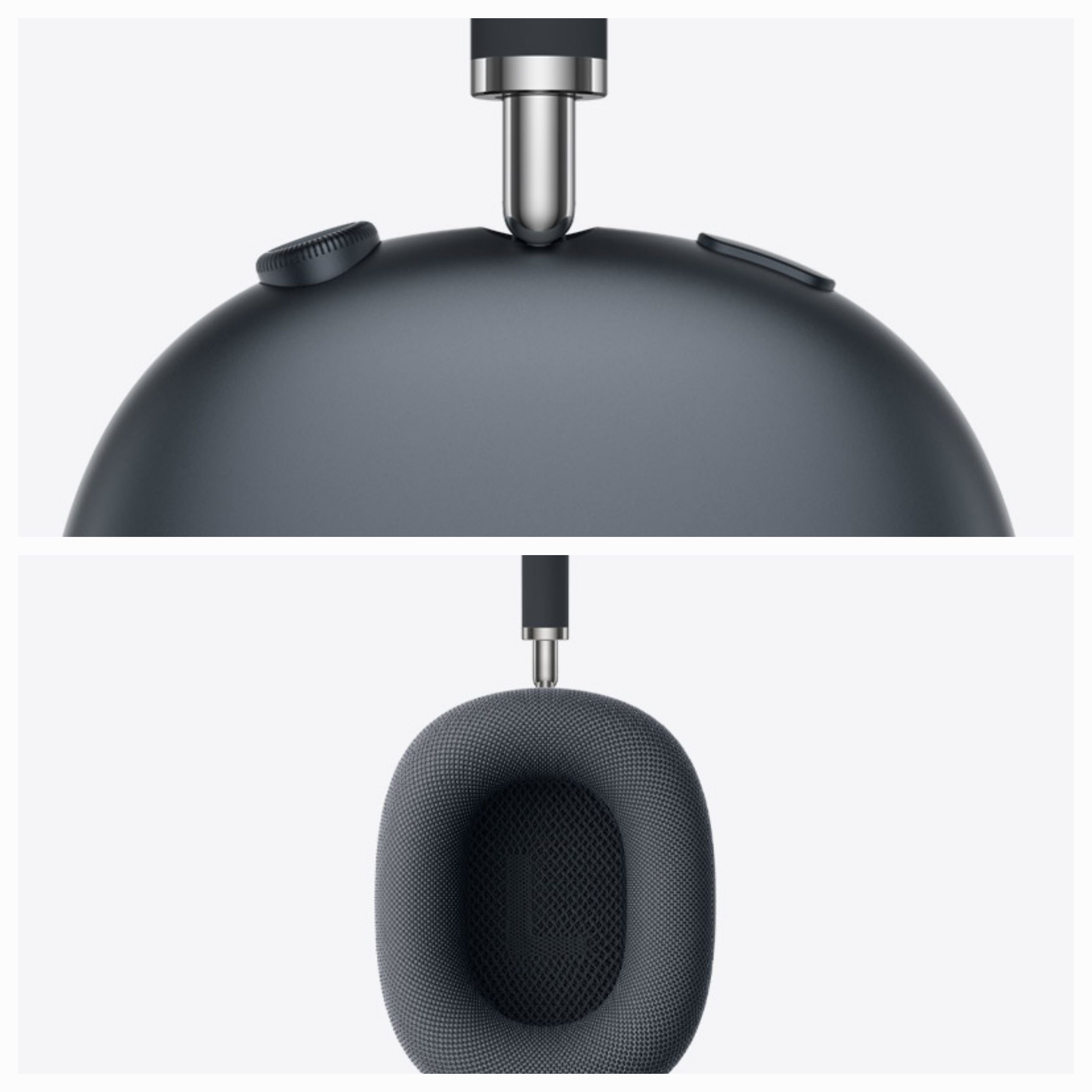 Apple AirPods Max Wireless Over-Ear Headphones, Pro-Level Active Noise Cancellation, Transparency Mode, Personalised Spatial Audio, USB-C Charging, Bluetooth Headphones for  Midnight